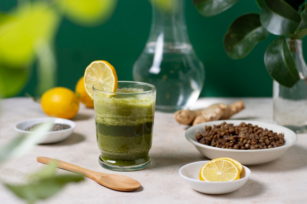 arrangement-with-drink-lemon-slices_23-2149080578